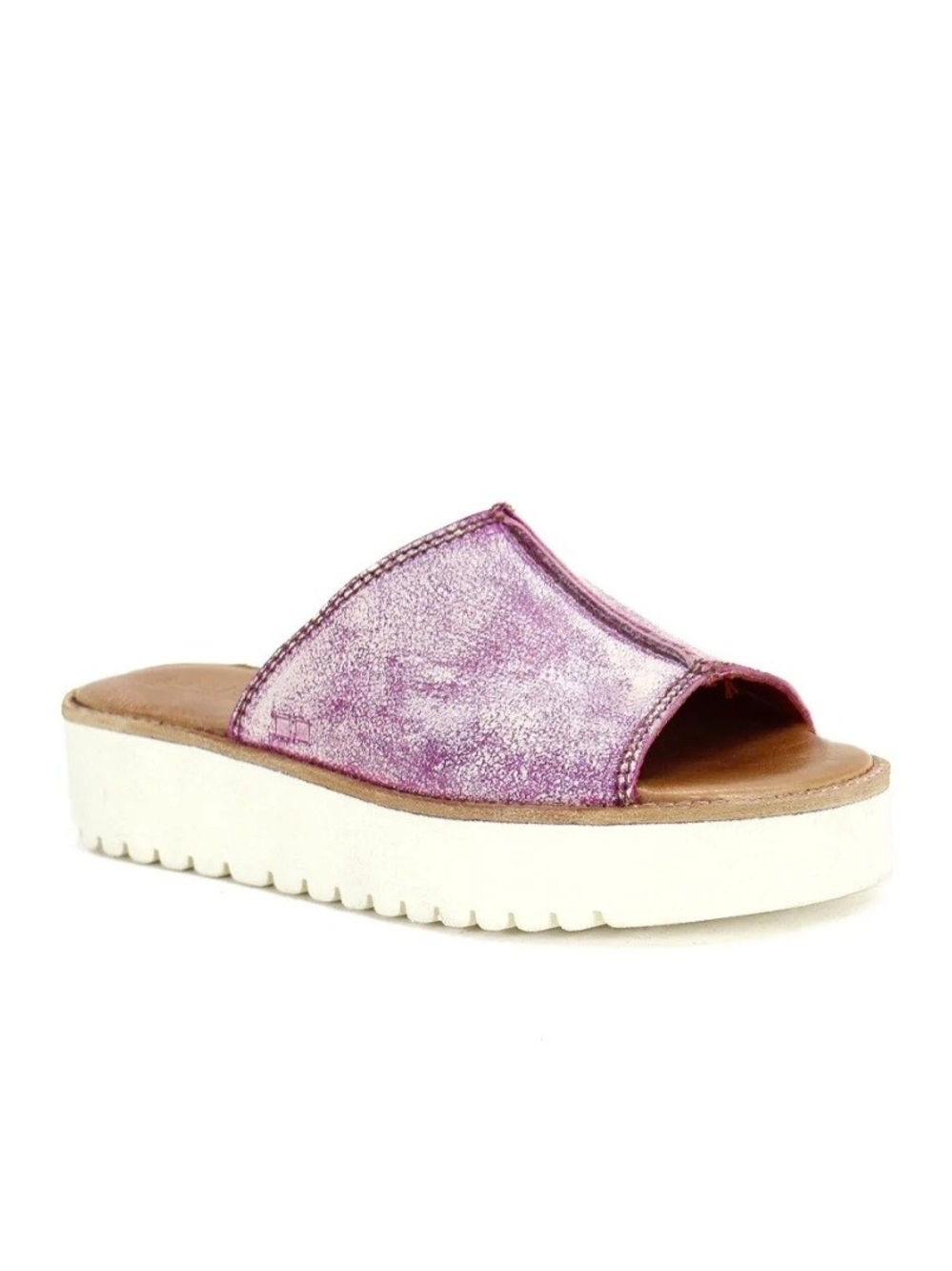 New Bed Stu Fairlee II Leather Slide Sandals Size 8